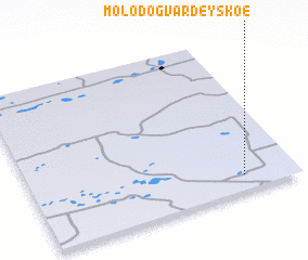 3d view of Molodogvardeyskoe