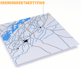 3d view of Chak One Hundred Twenty-five