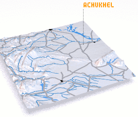 3d view of Āchu Khel