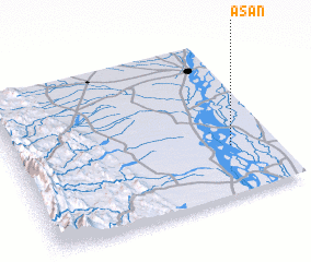 3d view of Asan