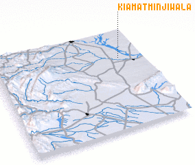 3d view of Kiāmat Minjīwāla