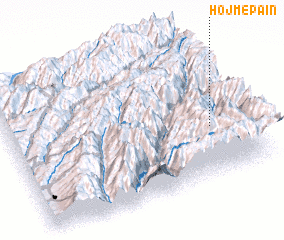 3d view of Ḩojm-e Pā\