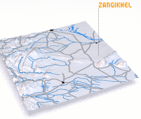 3d view of Zangi Khel