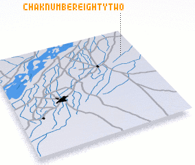 3d view of Chak Number Eighty-two