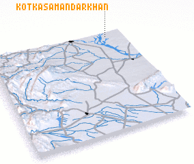 3d view of Kotka Samandar Khān