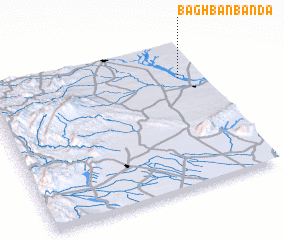 3d view of Bāghbān Bānda