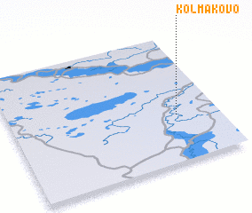 3d view of Kolmakovo