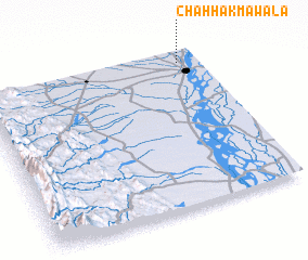 3d view of Chāh Hakmawāla