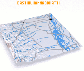 3d view of Basti Muhammad Bhatti