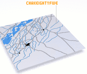 3d view of Chak Eighty-five