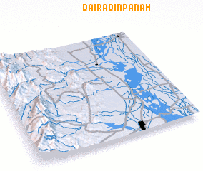 3d view of Dāira Dīn Panāh