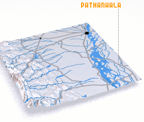 3d view of Pathānwāla
