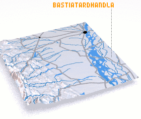 3d view of Basti Atar Dhāndla