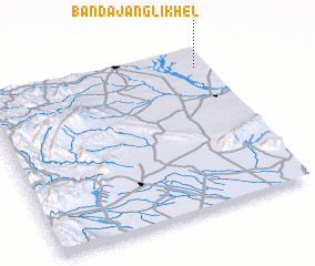 3d view of Bānda Jangli Khel