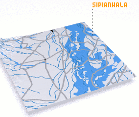3d view of Sipiānwāla