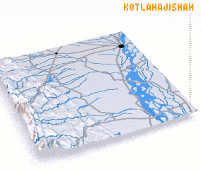 3d view of Kotla Hāji Shāh