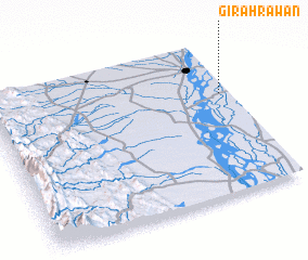 3d view of Girah Rāwān