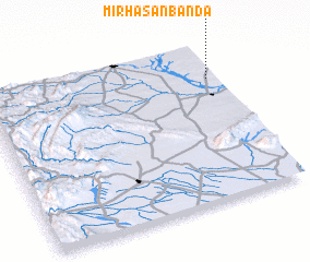 3d view of Mīr Hasan Bānda