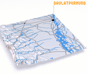 3d view of Daulatpur Mund