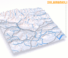 3d view of Sulaimān Kili