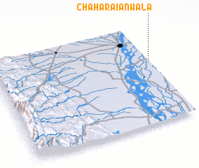 3d view of Chāh Ārāiānwāla