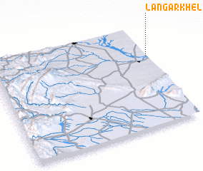 3d view of Langar Khel