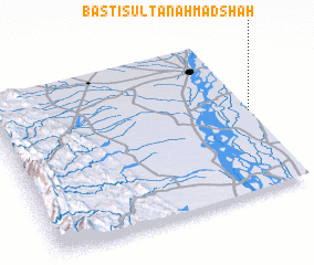 3d view of Basti Sultān Ahmad Shāh