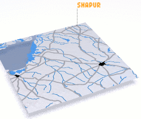 3d view of Shāpur