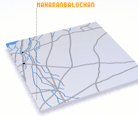 3d view of Mahārān Balochān