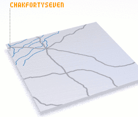 3d view of Chak Forty-seven