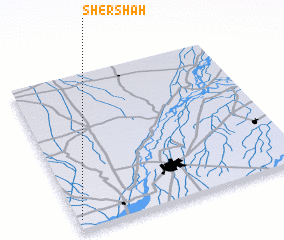 3d view of Sher Shāh