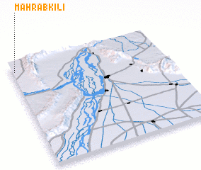 3d view of Mahrāb Kili