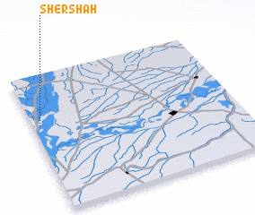 3d view of Sher Shāh