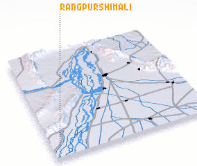 3d view of Rangpur Shimāli