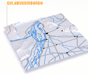 3d view of Gulabuddin Bānda