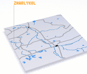 3d view of (( Zharlykolʼ ))