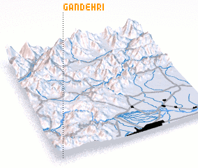 3d view of Gandehri