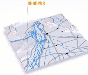 3d view of Khānpur