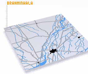 3d view of Brahminwāla