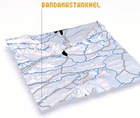 3d view of Bānda Mastān Khel