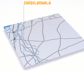 3d view of Sandilānwāla