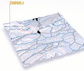 3d view of Zor Kili