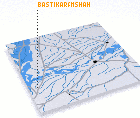 3d view of Basti Karam Shāh