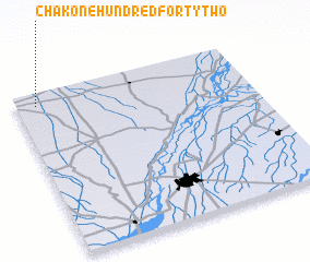 3d view of Chak One Hundred Forty-two