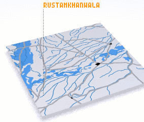 3d view of Rustam Khānwāla