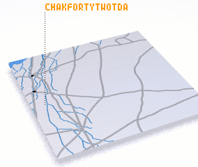 3d view of Chak Forty-two TDA