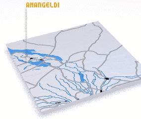 3d view of Amangeldi