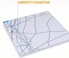 3d view of Chak Fifty-seven TDA