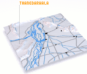 3d view of Thānedārwāla