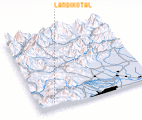 3d view of Landi Kotal